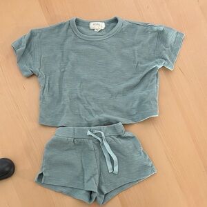 Kids Matching Set in Green